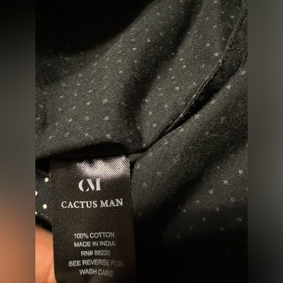 Cactus Man Ricky Singh Slim Fit Shirt M - Picture 6 of 7